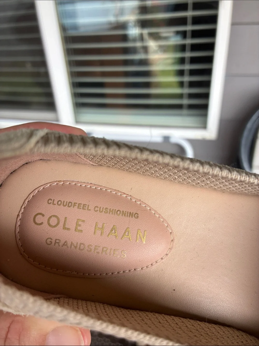 Cole Haan Tan Espadrille Slip-On Women’s Shoes